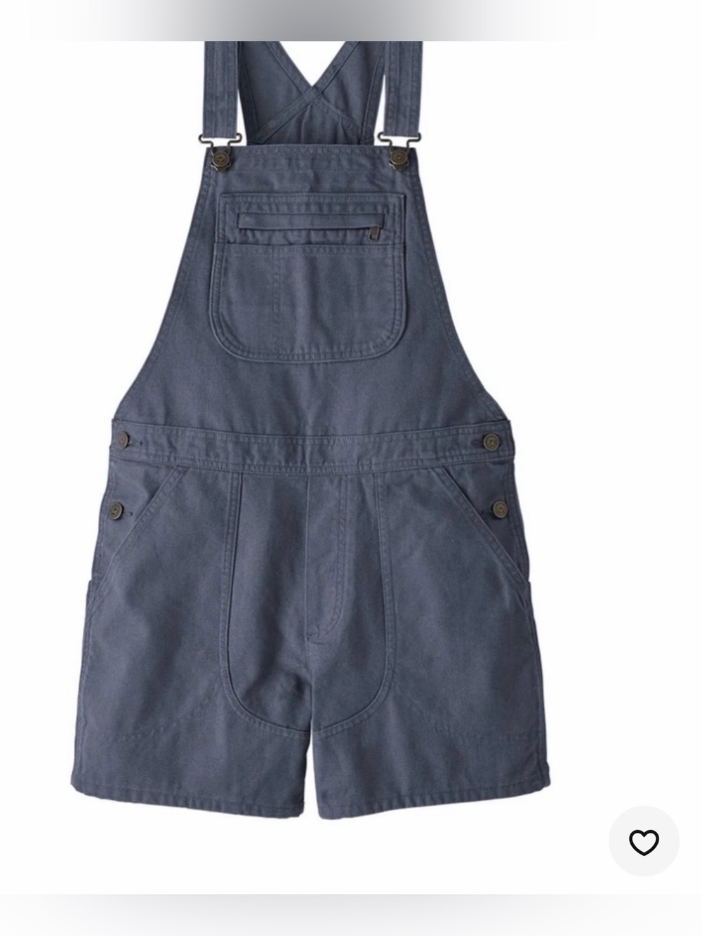 Patagonia Stand Up Overalls 5” Smolder Blue - M